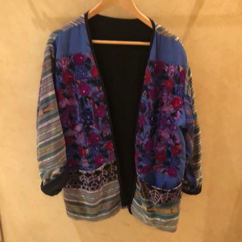 Guatemalan hand-embroidered jacket